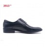 flat lace up black genuine leather formal men oxford dress shoes