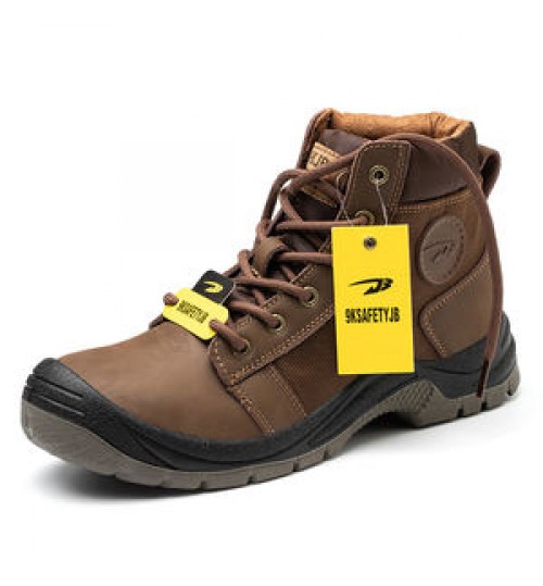 Cowhide breathable wear-resistant labor protection shoes men safety shoes waterproof boots for men work