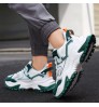 autumn winter new flying woven fashion sports students' warm casual men's shoes