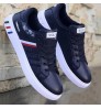 2022 Latest Sport Breathable, Leather Men's White Flat Sneakers Casual man's sport shoes factory price casual Shoes /