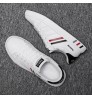 2022 Latest Sport Breathable, Leather Men's White Flat Sneakers Casual man's sport shoes factory price casual Shoes /