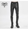 Pants PT132 Devil Fashion Black Cyber Punk Robot Armor Gloss Printing Stretchy Men Trousers Skinny Latex Pants