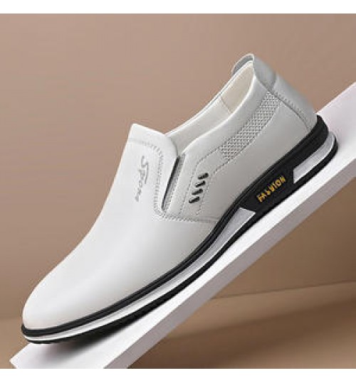 2022 summer new breathable men's casual shoes fashion leather shoes