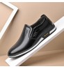 2022 summer new breathable men's casual shoes fashion leather shoes