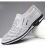 2022 summer new breathable men's casual shoes fashion leather shoes