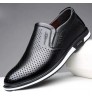 2022 summer new breathable men's casual shoes fashion leather shoes