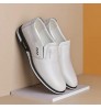 2022 summer new breathable men's casual shoes fashion leather shoes