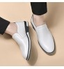 2022 summer new breathable men's casual shoes fashion leather shoes