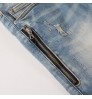 Rts For 606 Skinny Slim Fit Wrinkled Fashion Men's Biker Jeans