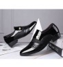 A024 New Shoes 2021 Men Fashion Slip On Oxfords Business Dress Shoes Classic Formal Leather Men's Suits Shoes