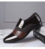 A024 New Shoes 2021 Men Fashion Slip On Oxfords Business Dress Shoes Classic Formal Leather Men's Suits Shoes