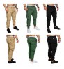 Most Popular Solid Color Cotton Men's Casual Trousers Fashion Men's Slim Pants