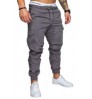 Most Popular Solid Color Cotton Men's Casual Trousers Fashion Men's Slim Pants