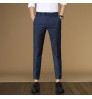 Bulk Formal Dress Pants for Men Simple Plain Slim Fit Trousers Men's Work Wedding Banquet Business Office Pants