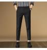 Bulk Formal Dress Pants for Men Simple Plain Slim Fit Trousers Men's Work Wedding Banquet Business Office Pants