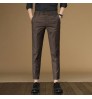 Bulk Formal Dress Pants for Men Simple Plain Slim Fit Trousers Men's Work Wedding Banquet Business Office Pants