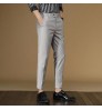 Bulk Formal Dress Pants for Men Simple Plain Slim Fit Trousers Men's Work Wedding Banquet Business Office Pants