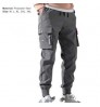 Wholesale autumn men's pants hip-hop harem jogging pants 2021 new men's trousers men's solid color multi-pocket overalls tights