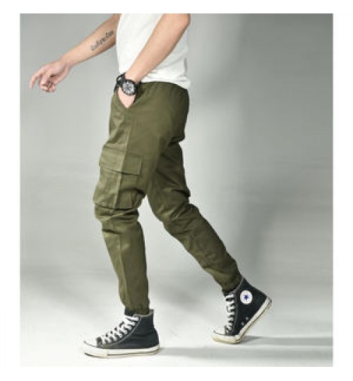 Men's Slim-fit Stretch Cargo Pants