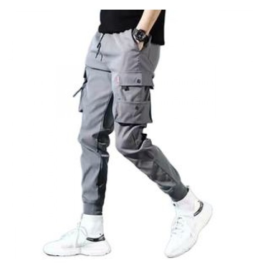 Autumn Cargo Pants Multiple Pockets Trousers Hop Harem Pants Sports Trouser Casual Jogger Men Sweatpants