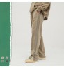 2021 autumn new men's wear side Terry lower leg split wash cotton fashion brand Men's jogger pants