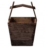 Chinese furniture factory reclaimed rustic elm reproduction wood furniture bucket decorative recycled wooden bucket