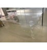 Amina Craft Transparent Modern Furniture Acrylic Side Table Clear Acrylic Console Table For wedding decoration