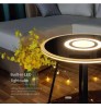 Amazon Shopify Ebay Dropshipping Side Table Coffee Sofa Furniture Decorative Round Corner Speaker Table with RGB led night light