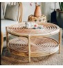 Balcony Rattan Coffee Table Decoration & Furniture For Your House // Axel + 84 38 776 0892