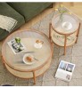 Balcony Rattan Coffee Table Decoration & Furniture For Your House // Axel + 84 38 776 0892