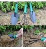 Customized Portable Garden Work Tools Set Gardening Tools for Home Use useful green garden Plastic box set