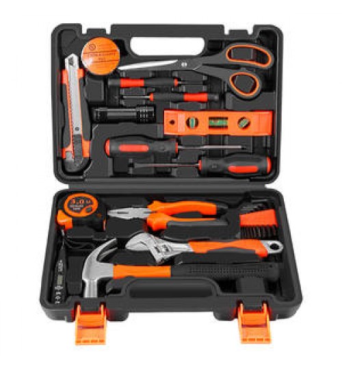 22 Pieces Hardware Tools Home Tool Box Tool Set