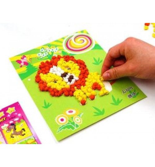 DIY Cartoon Crafts Toys For Children Felt Paper Handicraft Kindergarten Material Funny Arts And Craft Gift