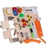 Toddler Toy Wooden Toddler Activity Board With Locks And Latches Promotes Sensory Learning Basic Skills Travel Toy