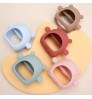 Silicon Teething Mitten Toy Animal Custom Silicone Chewable Toys Cute Bear Silicone Baby Gloves Soothing Teether