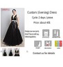 Custom New Arrival Lace Floral Maxi Formal abendkleid Party Long Sleeve Evening Dress Prom Long Ball Bridal Gowns Wedding Dress