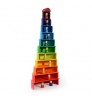 12pcs Wooden Rainbow Blocks Stacking Toy Large Rainbow Building Blocks Wooden Toys for kids Montessori Educational Toys