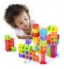 2021 amazon montessori early childhood education cube magnetic building blocks kids toys playmobil stacking toy