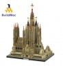 BuildMoc MOC-65795 Sagrada Familia Castle Building Blocks House Kids Toys