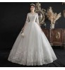 2022 Hot Lace Classic Summer White Luxury Wedding Dress Wedding Bridesmaid Dresses For Women Gowns