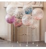 Amazon wholesale fashion 18 inch transparent latex balloons