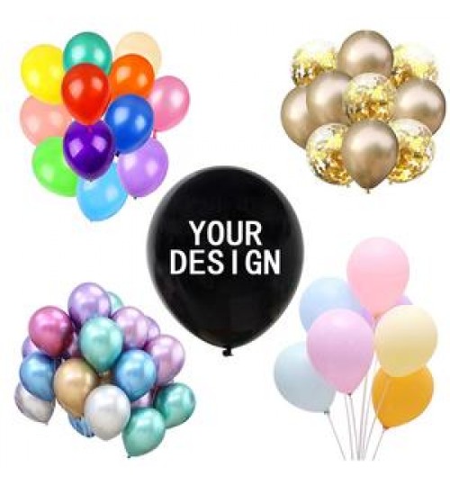 Custom logo printed latex balloons 10 12 36 inch metallic ballon balloon wedding birthday party decoration with your design