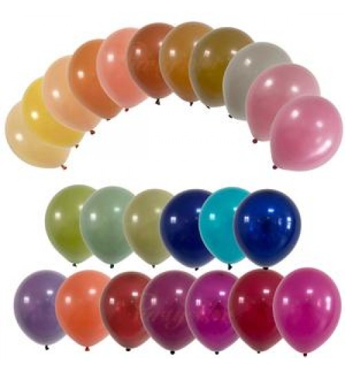 Hebei Balloons Factory Wholesale Multi Retro Balloon Matt Color Party Decoration Latex Balloons