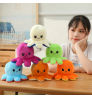 In stock Hot Sale Custom Cute Octopus Stuffed Reversible Plush Octopus Dolls Reversible Stuffed 20cm Octopus flip Toy