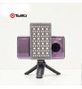 Pocket Led Video Light With 3 Cold Shoe Mounts 49 Led Bulbs Vlog Photo Fill Light On Camera Wedding Interview Photography