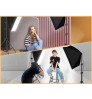 Photo Studio Softbox Kit Photographic Lighting Kit Camera & Photo Accessories 2 Light Stand 2 Softbox for Camera Photo