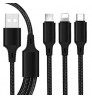 3 In 1 Usb C Cable Phone Commonly Used Accessories Parts Usb Cable For Iphone Cable