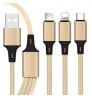 3 In 1 Usb C Cable Phone Commonly Used Accessories Parts Usb Cable For Iphone Cable