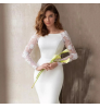 New Arrival Long Sleeves Bridal Gowns Mermaid Wedding Dress