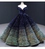 Bridal Wedding Dress gowns de mujer vestidos de novia de gala con brillo women gowns luxurious puffy dress